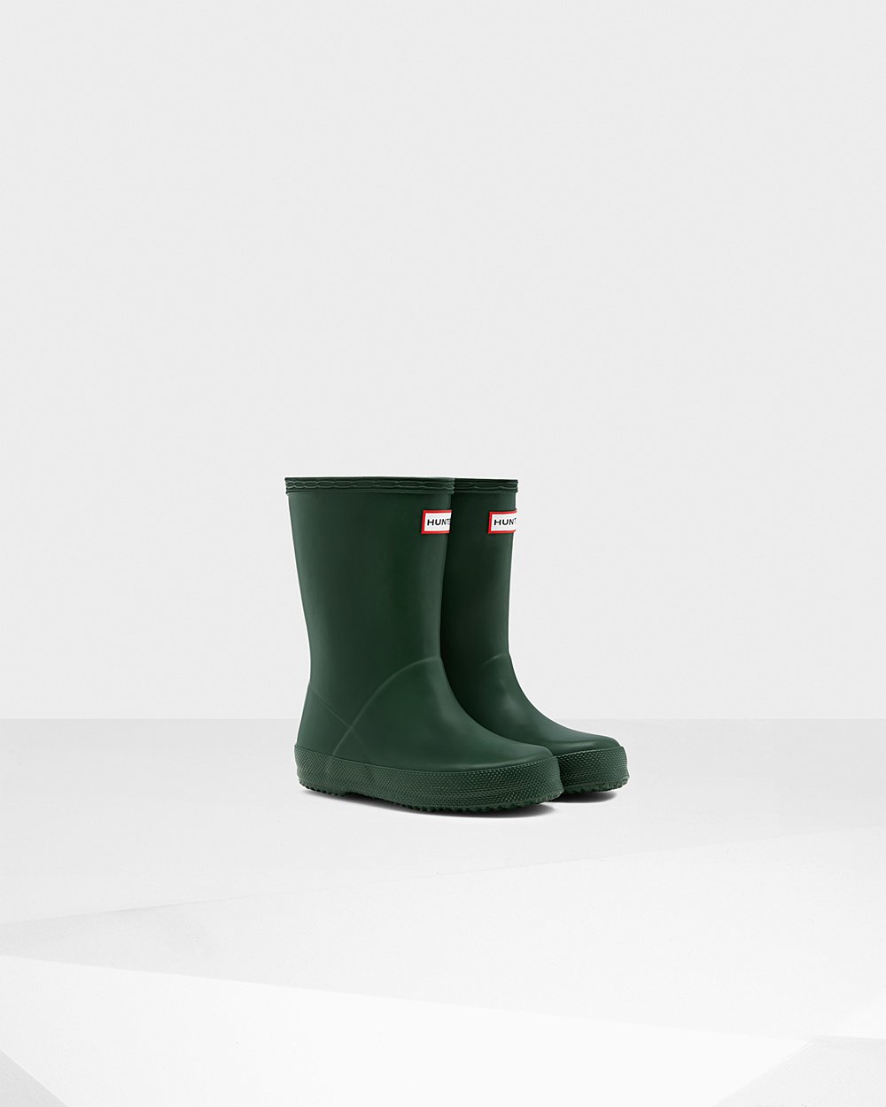 Botas de Lluvia Hunter Niños - Original First Classic - Verdes - VUKDIOS-04